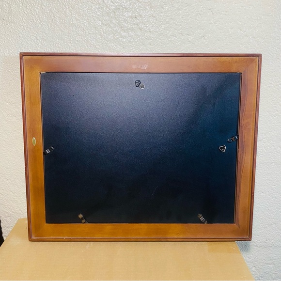 Disney's Animal Kingdom Lodge by artist Larry Dotson Wood Frame Giraffe - Picture 7 of 9